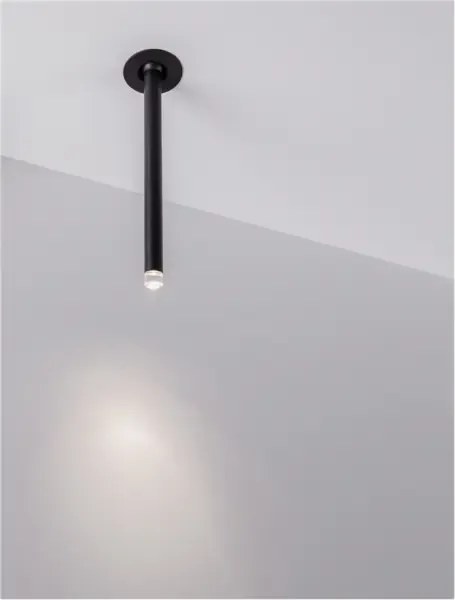 LED čierne moderné stropné svietidlo Stilvi 24