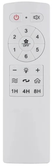 Globo 03666S - LED Stm. stropný ventilátor ARMANDO LED/20W/230V 3000-6500K + DO