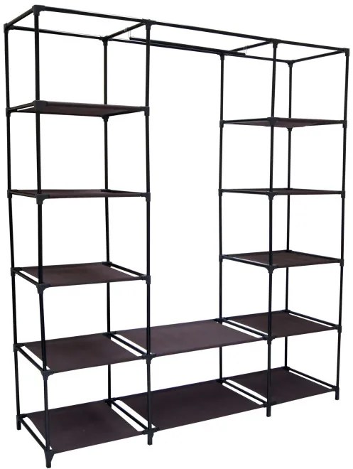 Šatníková skriňa KAJA MAXI VITTO hnedá