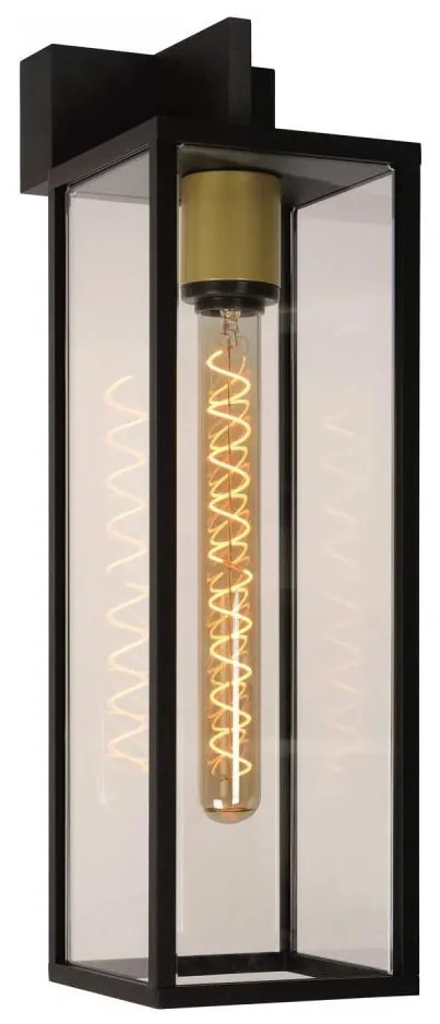 Lucide 27806/01/30- Vonkajšie nástenné svietidlo LAURENS 1xE27/40W/230V IP54 čierna