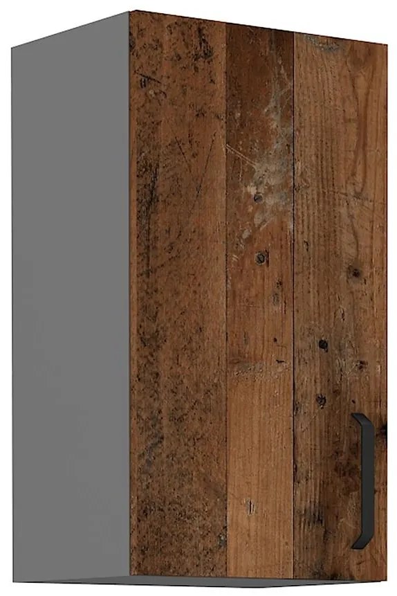 Kuchynská skrinka TESSA oldstyle/antracitová 40g-72 1f