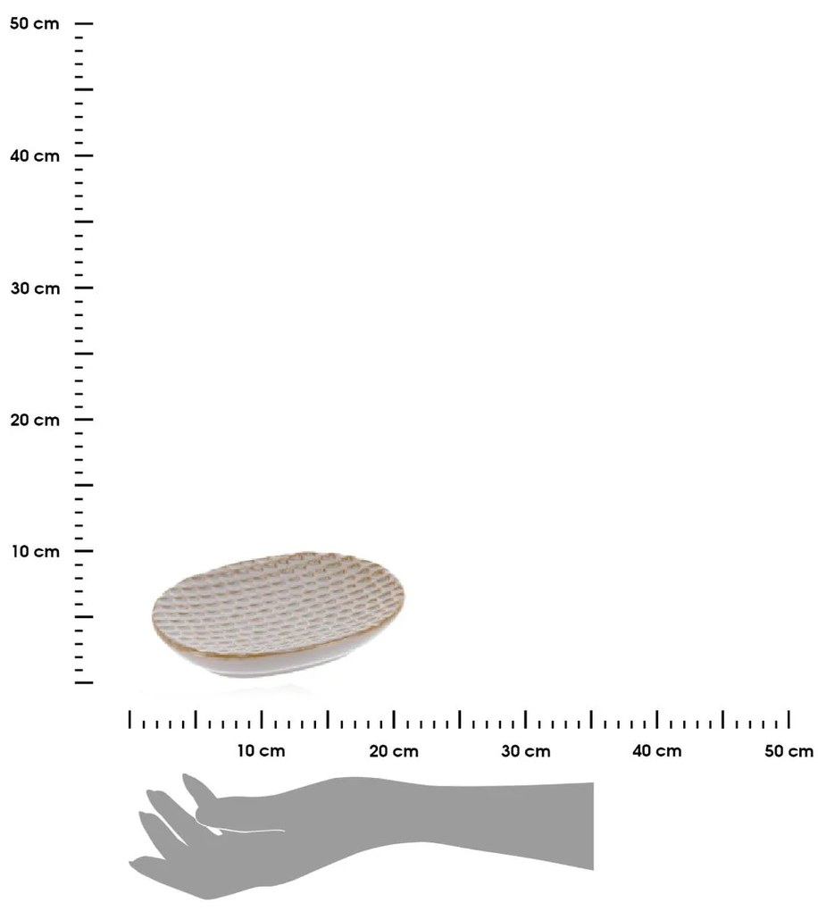 Miska na mydlo Nolan, béžová