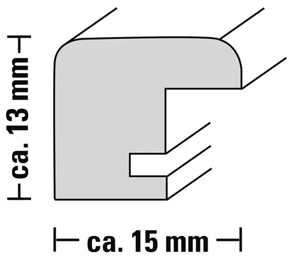 Hama rámček drevený BELLA, korok, 13x18 cm