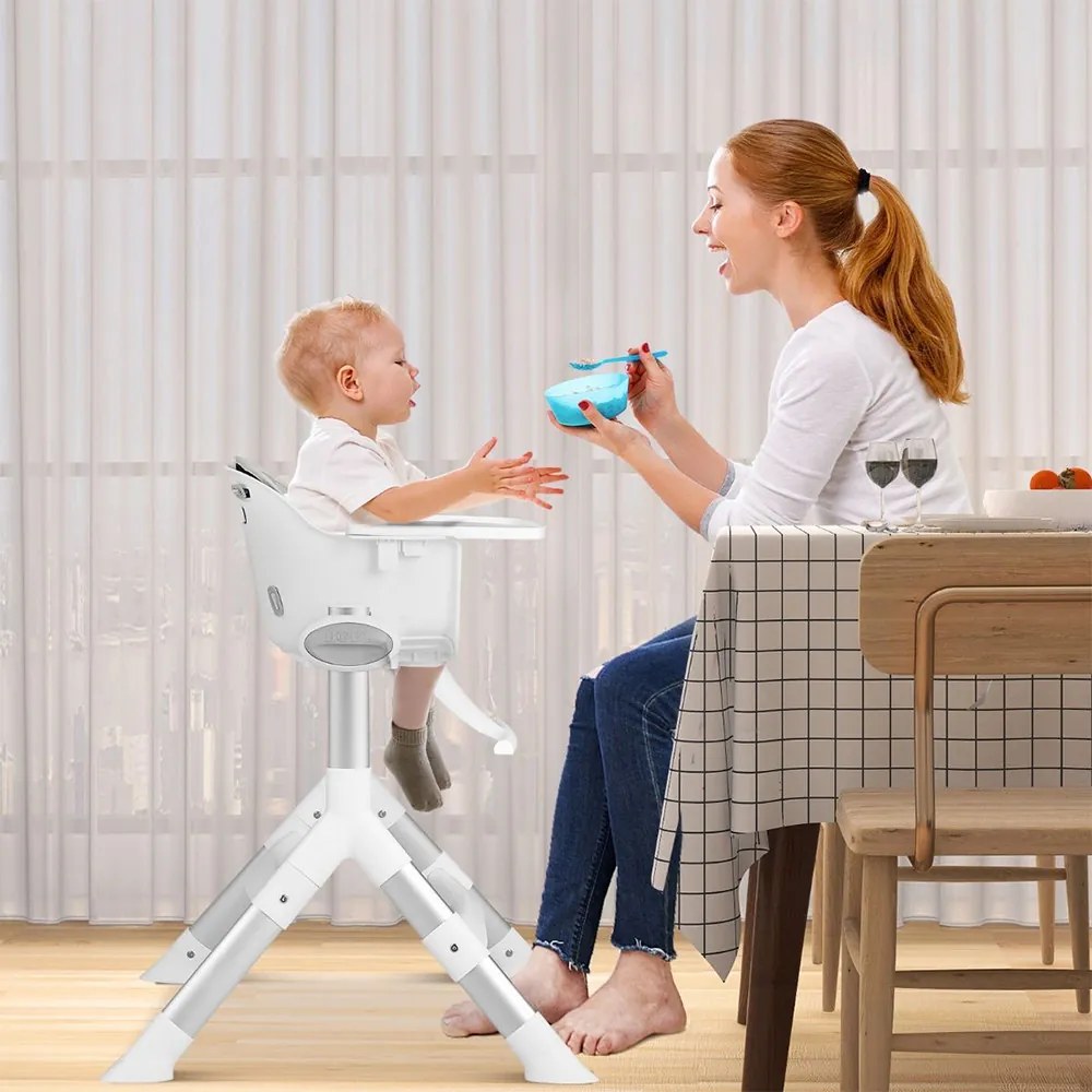 Nastaviteľná výška detskej jedálenskej stoličky