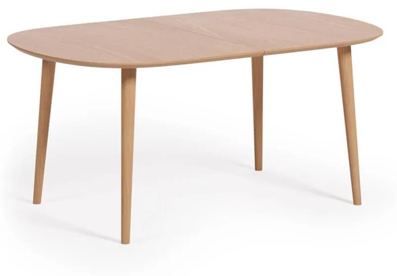 Jedálenský stôl quio 160 (260) x 100 cm dubový MUZZA
