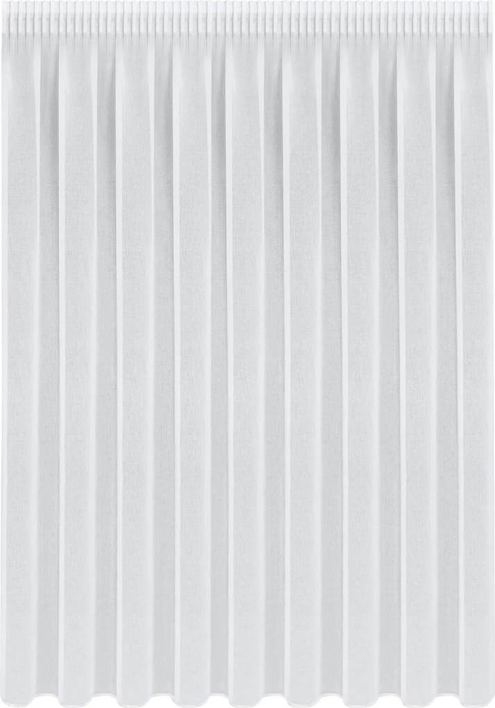 ZÁCLONA NA PÁSKE ELPIDIA 350X250 CM BIELA
