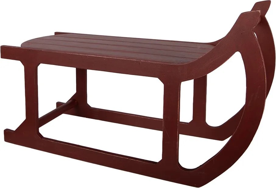 Drevené dekoračné sánky Clayre & Eef – 60*25*35 cm