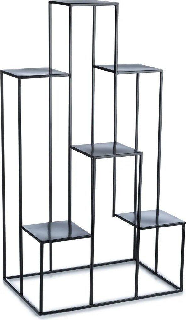 STOJAN NA KVETINÁČ KASKADA 110X60X40 CM ČIERNA