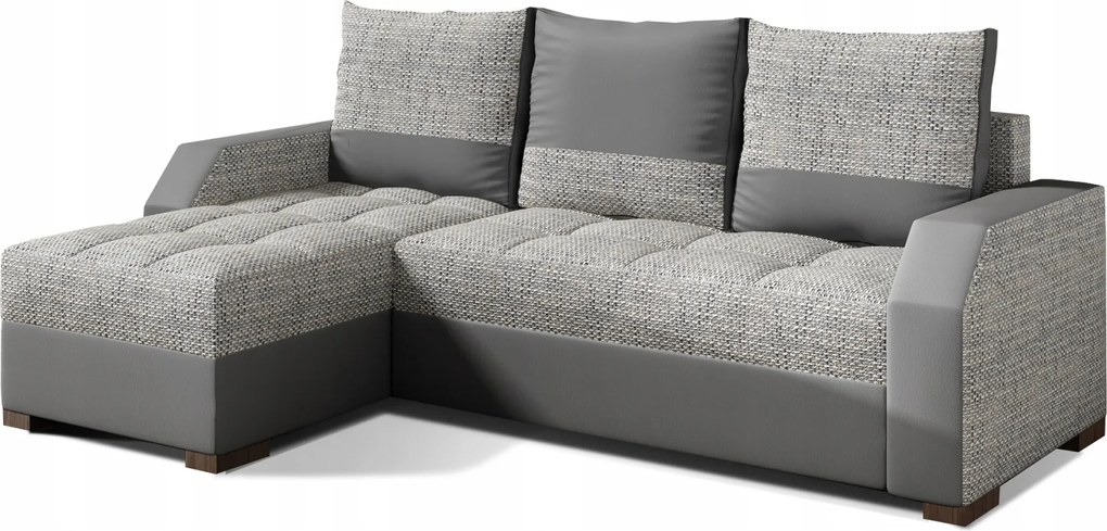 Rohová sedačka Aresea (sivá) (L)