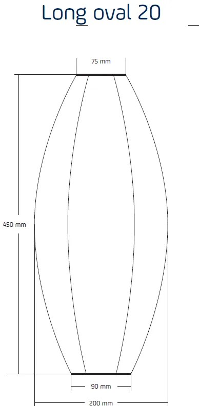 Lumiz SOLÁRNY LAMPÁŠ LONG OVAL 45X20 CM MEDENÁ