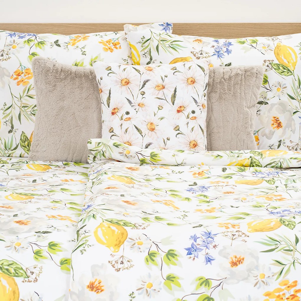4Home Bavlnené obliečky Lemon Delight, 140 x 220 cm, 70 x 90 cm