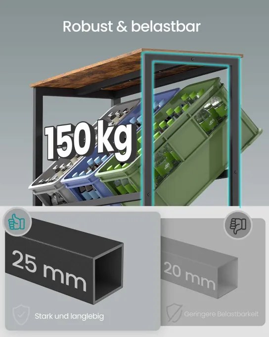 Regál na prepravky BSC363K01