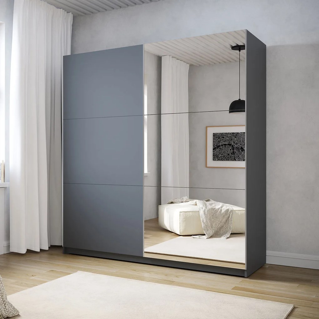 Šatníková skriňa Lisburn 151 × 65 × 215 cm 151 × 65 × 215 cm