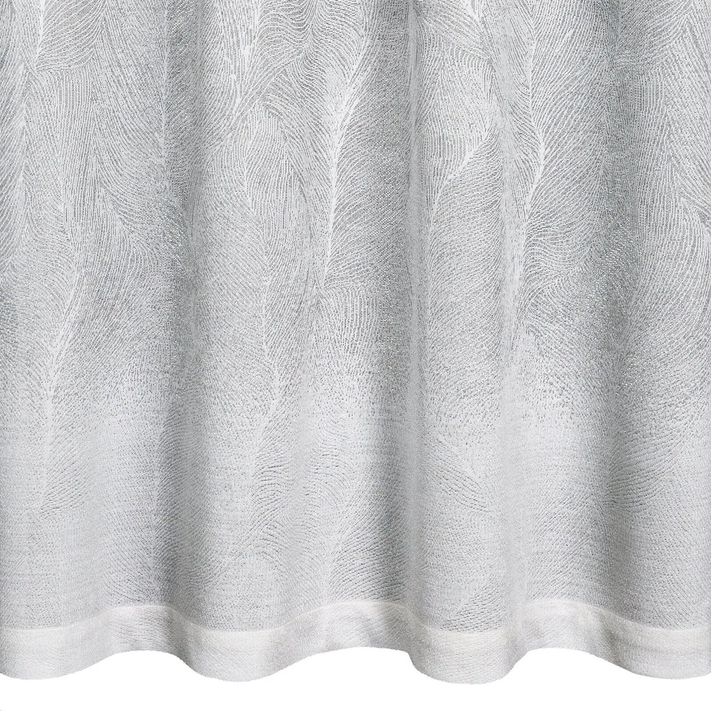 ZÁVES NA KRÚŽKOCH LINNEA 140X250 CM BIELA