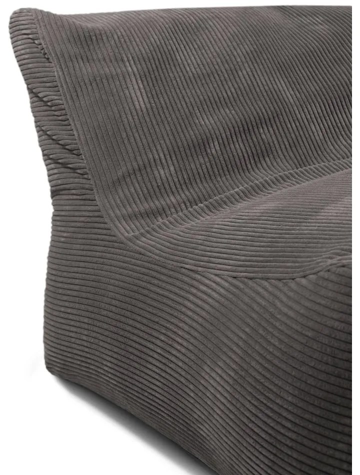 Krémový menčestrový sedací vak Sofa Lounge – SLOWDOWN