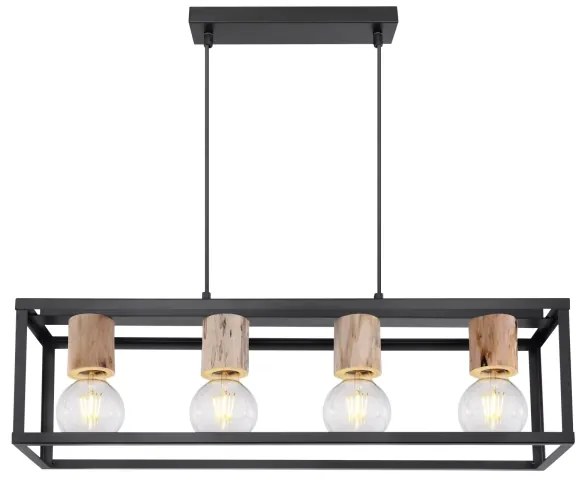 Globo 15476-4H - Luster na lanku HAGAR 4xE27/60W/230V
