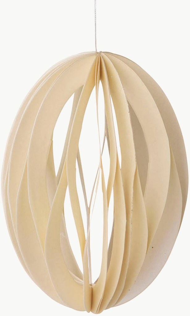 Ručne vyrobené veľkonočné ozdoby Honeycomb, 2 ks