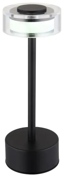 Globo 21026S - LED Stm. stolná lampa SHIRA LED/2,5W/3,7V 2700/4000/6500K čierna