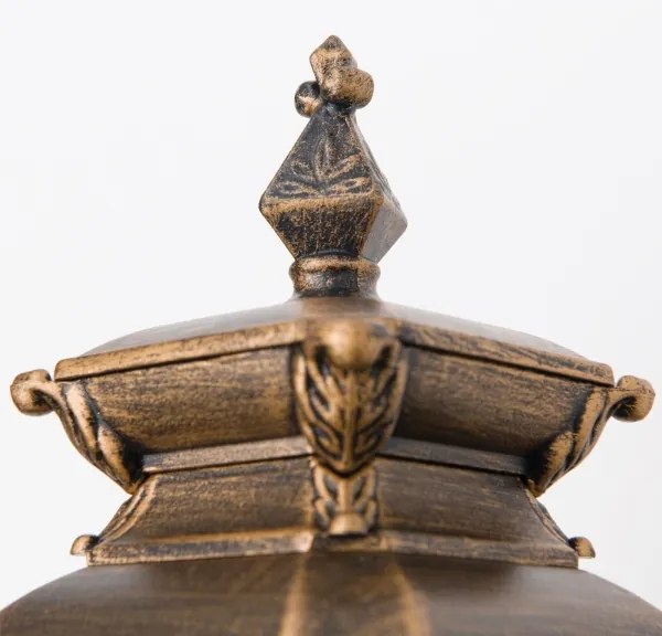 Orion - Vonkajšie nástenné svietidlo AIKO 1xE27/60W/230V IP23 bronz/patina