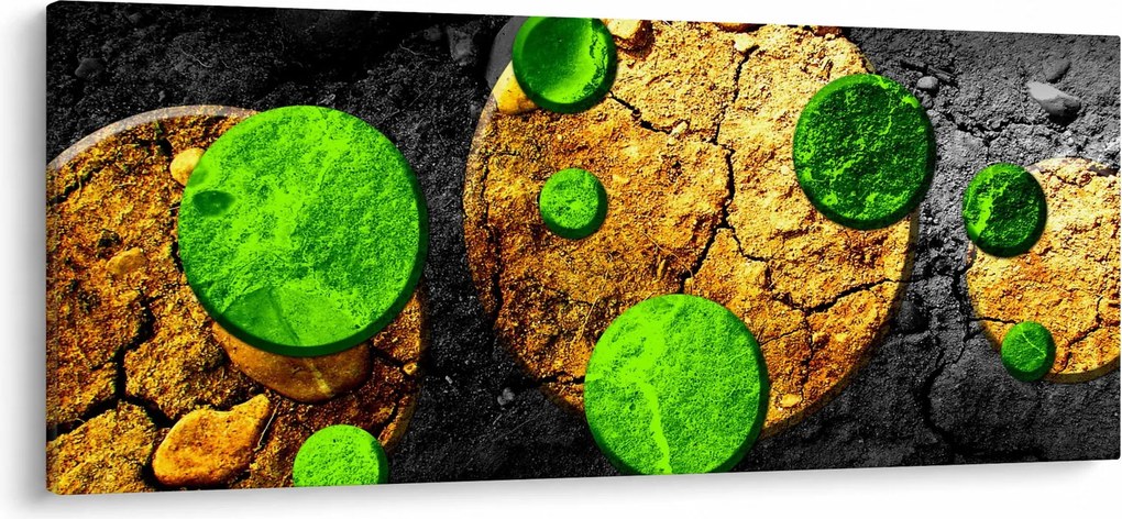 Obraz abstrakcie - Guľa (120x50 cm)
