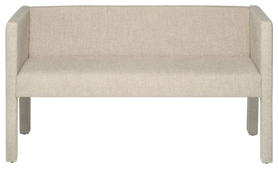 Béžová lavica z textílie buklé Sitta – Blomus