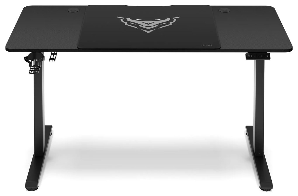 Výškovo nastaviteľný stôl Diablo X-Tensio 1400 čierny