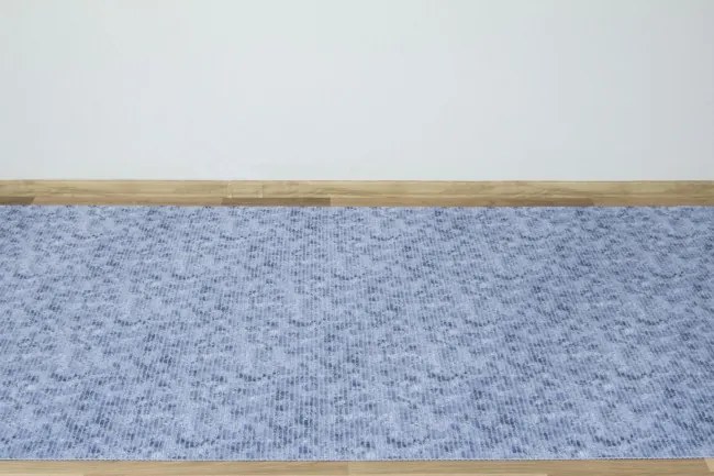 Kúpelňová penová rohož Softy-tex 912 modrá / granátová