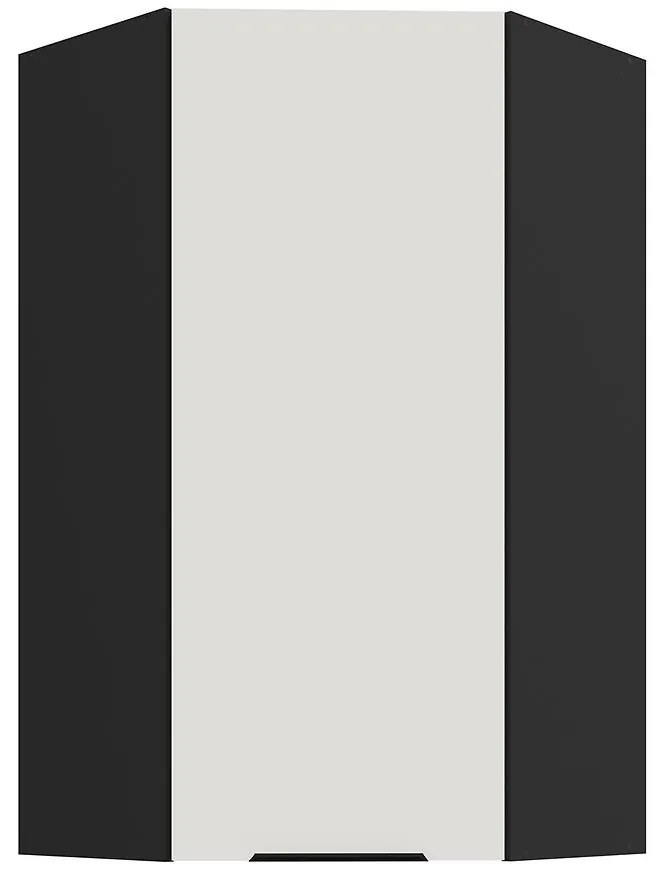 Kuchynská skrinka Aria-Wh/Bl Anti Fingerprint 60x60 Gn-108 1f (45°)