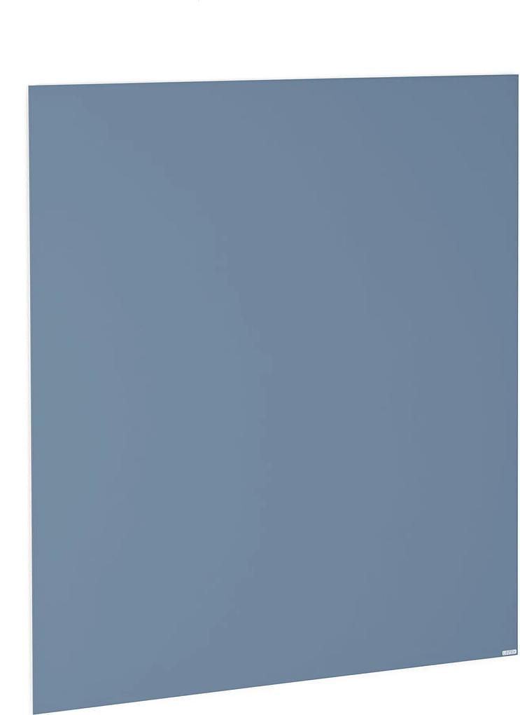 Sklenená magnetická tabuľa Stella, 1000x1000 mm, pastelová modrá