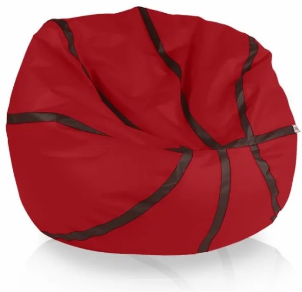 Sedací vak Basketbal červený