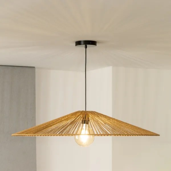 Brilagi - LED luster na lanku CERIA BOHO 1xE27/40W/230V pr. 90 cm hnedý