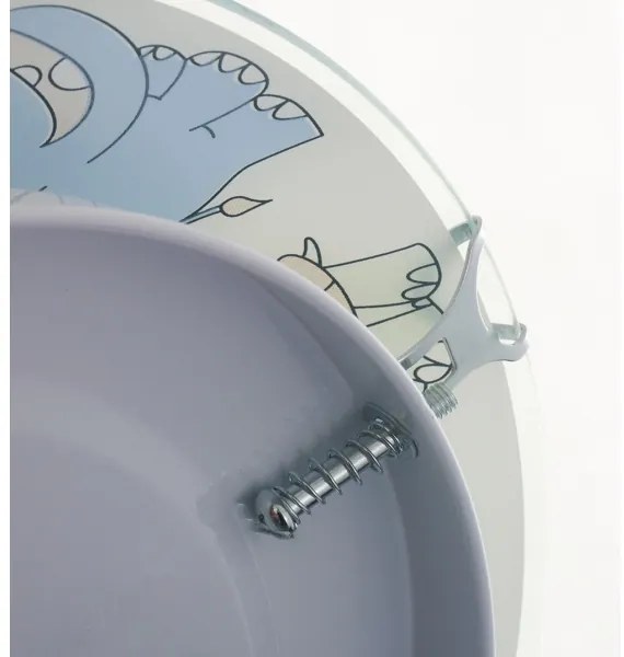 Globo 40607 - Detské stropné svietidlo KIDDY 2xE27ILLU/60W/230V