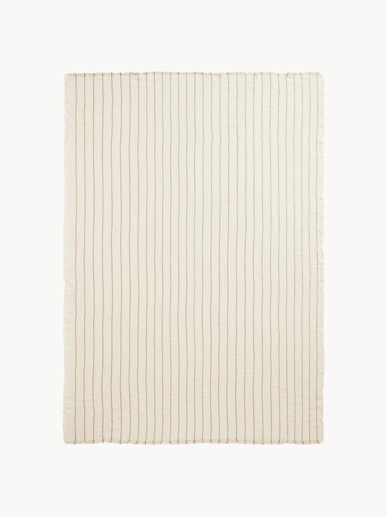 Bavlnený prehoz's pruhovaným vzorom Aires