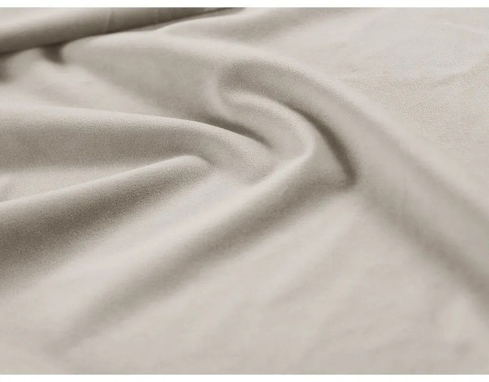 Krémový zamatový modul pohovky (variabilný roh) Lupine – Micadoni