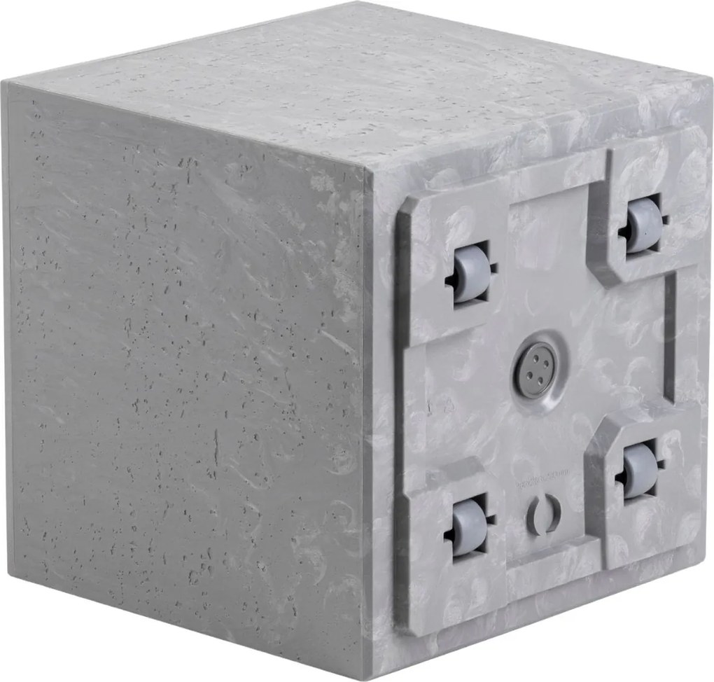 Kvetináč na kolieskach BETONIQUE 30x30 cm betón - výber z 8 prevedení