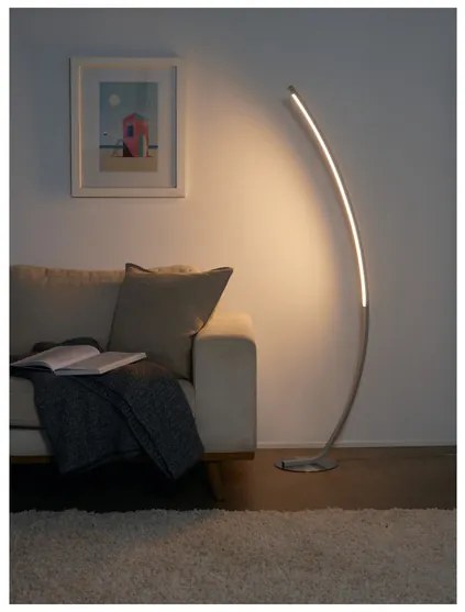 Livarno home Stojacia LED lampa (oblúk)  (100378249)