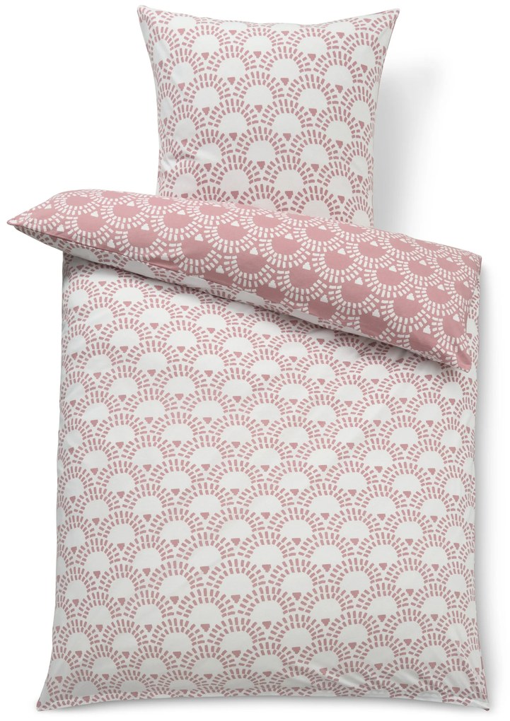 Džersejová posteľná bielizeň, ružová, štandardná veľkosť