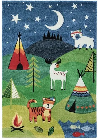 Koberce Breno Kusový koberec DIAMOND KIDS 24225/40, viacfarebná,140 x 200 cm