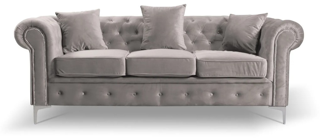 Pohovka Roma Chesterfield III Zelená