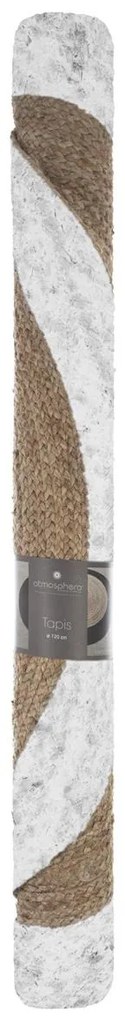 Koberec Imogen, (fi) 120 cm, hnedá/biela