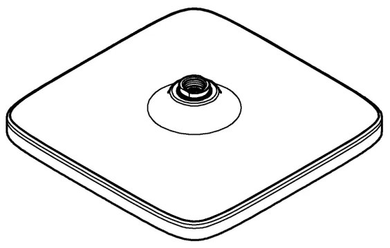 GROHE 26695000 - Sprchová hlavica VITALIO COMFORT 250 × 250 mm lesklý chróm