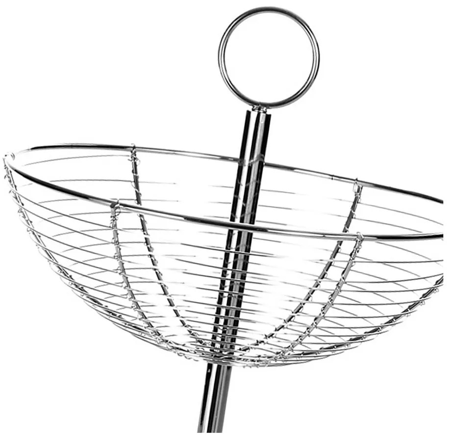 Dvojposchodový stojan z kovu Casa Selección Baker, výška 41 cm