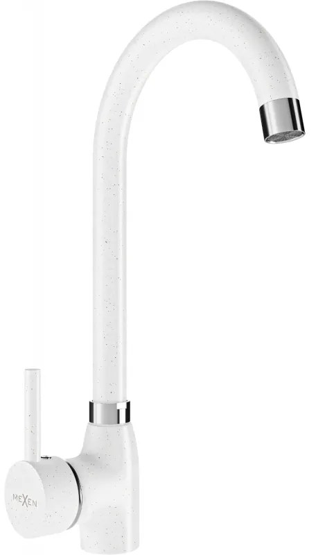 Mexen Telma, vysoká drezová batéria h-335, biela škvrnitá, 670200-26