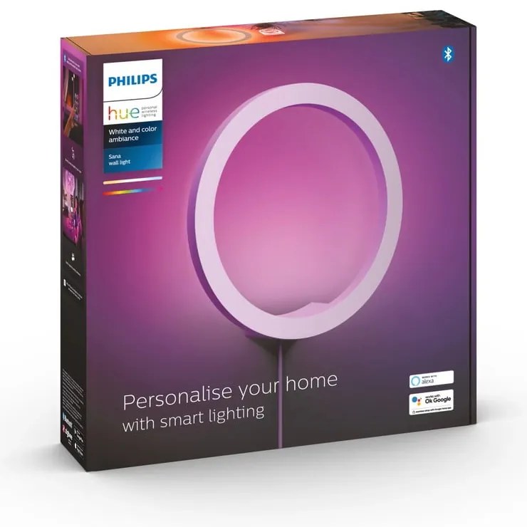 LED inteligentné nástenné svietidlo 20 W Sana – Philips Hue