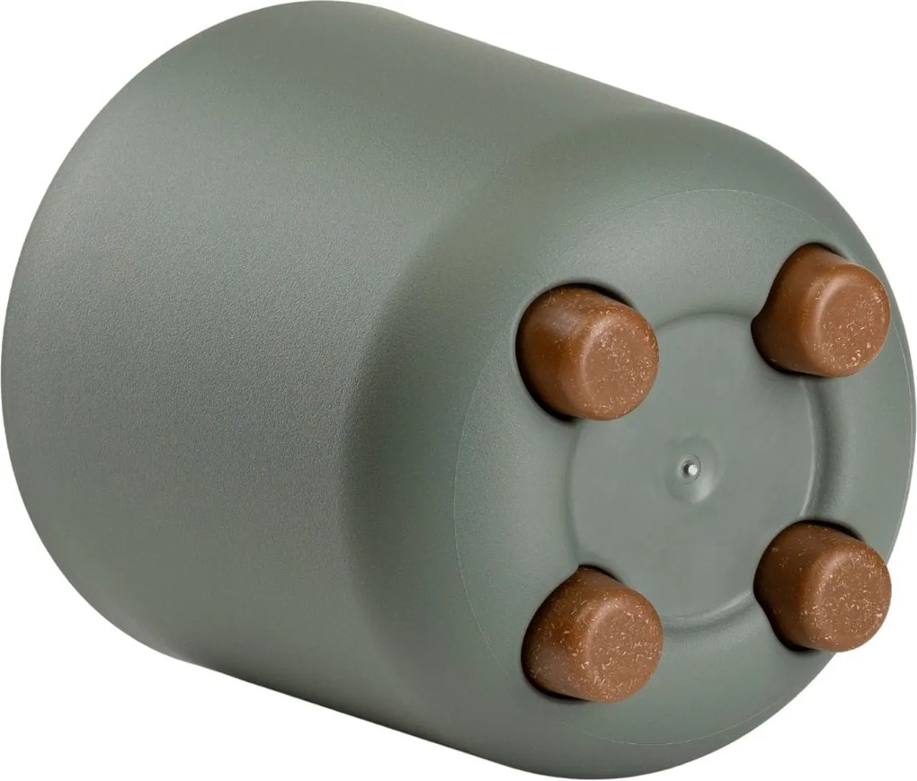 PLASTOVÝ KVETINÁČ TERRA 19,5X21 CM MÄTOVÁ