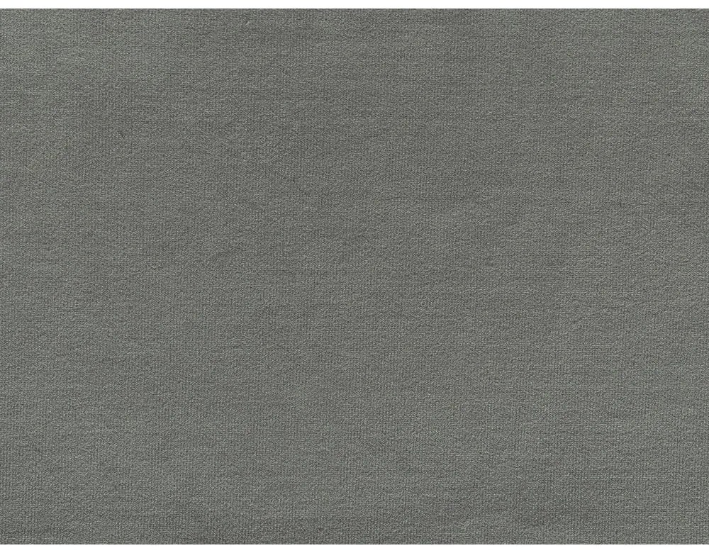 Svetlosivá zamatová rozkladacia rohová pohovka do "U" (ľavý roh) Sweet Harmony – Miuform