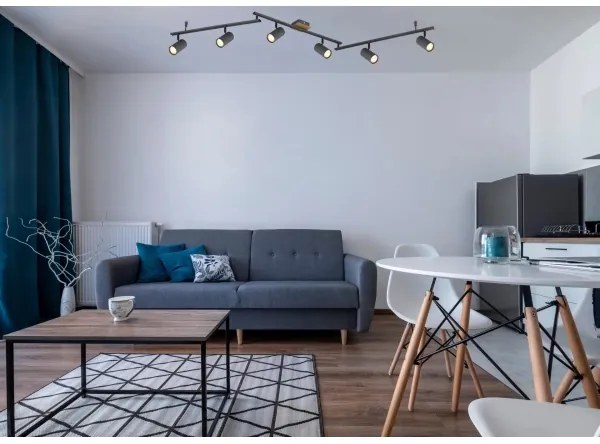 Globo 57910-6G - Bodové svietidlo ROBBY 6xGU10/35W/230V antracit