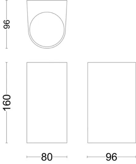 Philips - Vonkajšie nástenné svietidlo NIGHTINGALE 2xGU10/35W/230V IP44