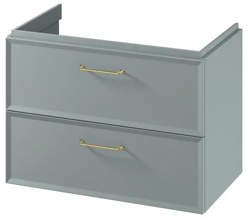 Cersanit S1017-004 - Závesná kúpeľňová skrinka pod umývadlo MILLE 80x45 cm mentolová