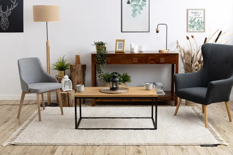 Kusový koberec Berber 9000 cream, 180x270, biela, obývacia izba, Dywany Łuszczów